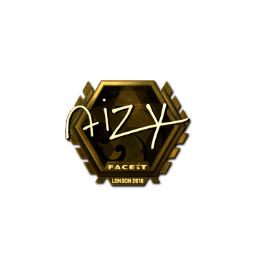 Sticker | aizy (Gold) | London 2018