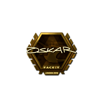 Sticker | oskar (Gold) | London 2018