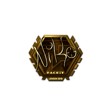 Sticker | NiKo (Gold) | London 2018