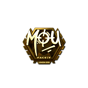 Sticker | mou (Gold) | London 2018