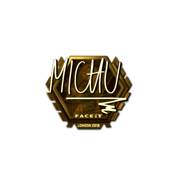 Sticker | MICHU (Gold) | London 2018