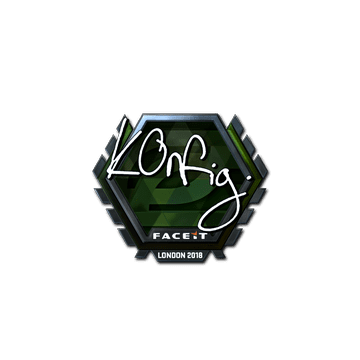 Sticker | k0nfig (Foil) | London 2018
