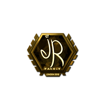 Sticker | jR (Gold) | London 2018