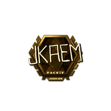 Sticker | jkaem (Gold) | London 2018