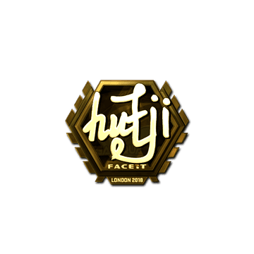 Sticker | hutji (Gold) | London 2018