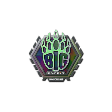 Sticker | BIG (Holo) | London 2018