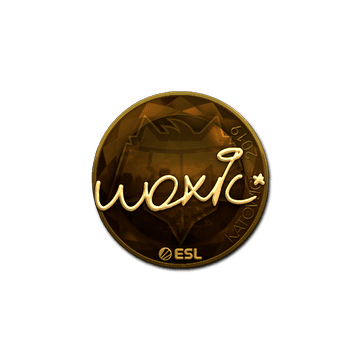 Sticker | woxic (Gold) | Katowice 2019