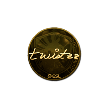 Sticker | Twistzz (Gold) | Katowice 2019