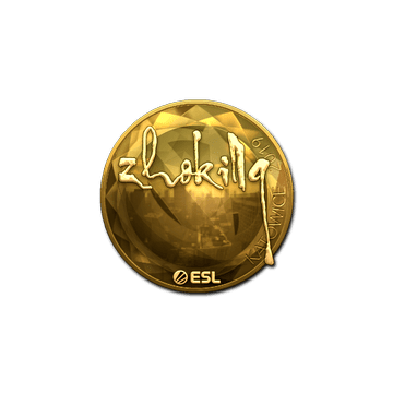 Sticker | zhokiNg (Gold) | Katowice 2019