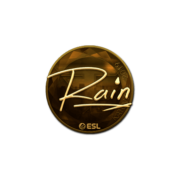 Sticker | rain (Gold) | Katowice 2019