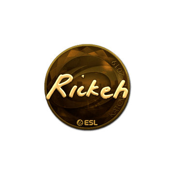 Sticker | Rickeh (Gold) | Katowice 2019