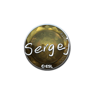 Sticker | sergej (Foil) | Katowice 2019