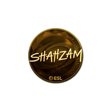 Sticker | ShahZaM (Gold) | Katowice 2019