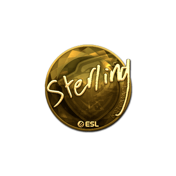 Sticker | sterling (Gold) | Katowice 2019