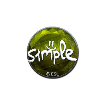 Sticker | s1mple (Foil) | Katowice 2019