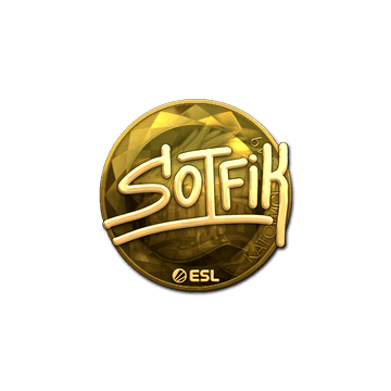Sticker | S0tF1k (Gold) | Katowice 2019