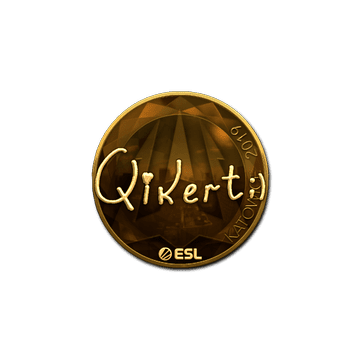 Sticker | qikert (Gold) | Katowice 2019
