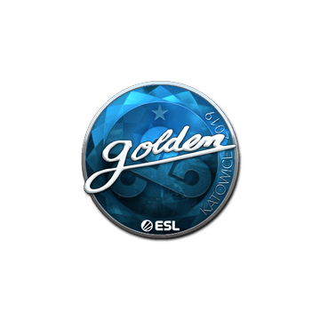 Sticker | Golden (Foil) | Katowice 2019