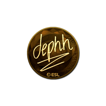 Sticker | dephh (Gold) | Katowice 2019