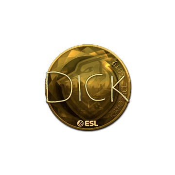 Sticker | DickStacy (Gold) | Katowice 2019