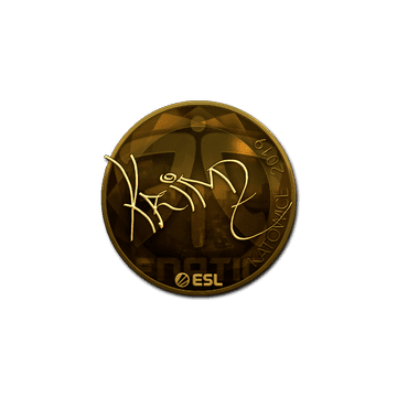 Sticker | KRIMZ (Gold) | Katowice 2019