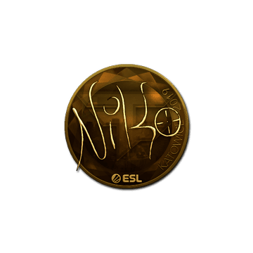 Sticker | NiKo (Gold) | Katowice 2019