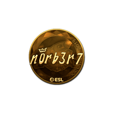Sticker | n0rb3r7 (Gold) | Katowice 2019