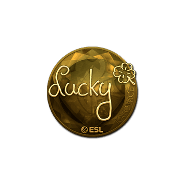 Sticker | Lucky (Gold) | Katowice 2019