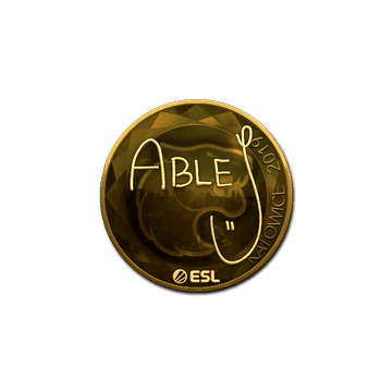 Sticker | ableJ (Gold) | Katowice 2019