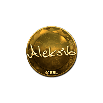 Sticker | Aleksib (Gold) | Katowice 2019