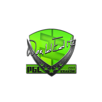 Sticker | WorldEdit | Krakow 2017