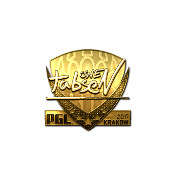 Sticker | tabseN (Gold) | Krakow 2017