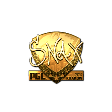 Sticker | Snax (Gold) | Krakow 2017