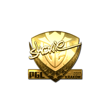 Sticker | shox (Gold) | Krakow 2017