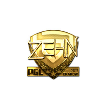 Sticker | zehN (Gold) | Krakow 2017
