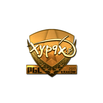 Sticker | Xyp9x (Gold) | Krakow 2017