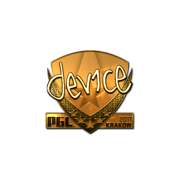 Sticker | device (Gold) | Krakow 2017
