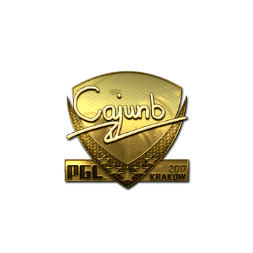 Sticker | cajunb (Gold) | Krakow 2017