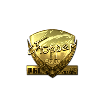 Sticker | chopper (Gold) | Krakow 2017