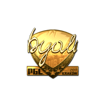 Sticker | byali (Gold) | Krakow 2017