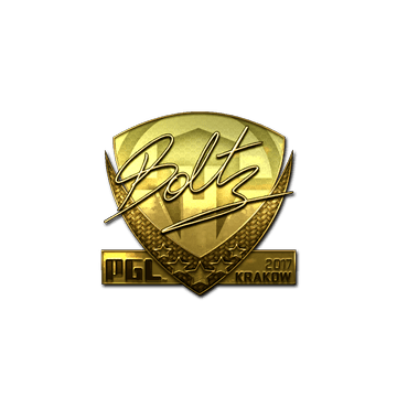 Sticker | boltz (Gold) | Krakow 2017