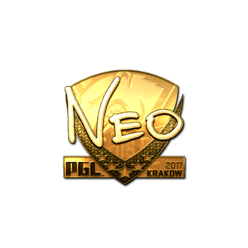 Sticker | NEO (Gold) | Krakow 2017