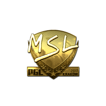 Sticker | MSL (Gold) | Krakow 2017