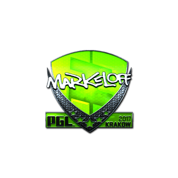 Sticker | markeloff (Foil) | Krakow 2017