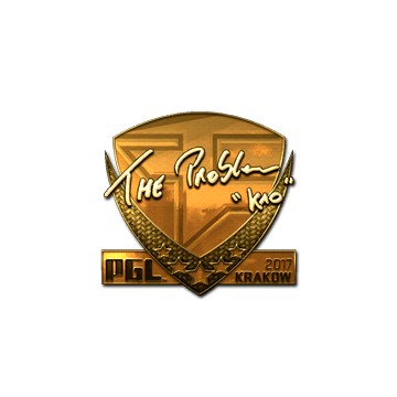 Sticker | kioShiMa (Gold) | Krakow 2017