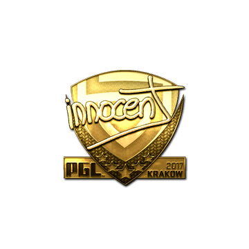 Sticker | innocent (Gold) | Krakow 2017