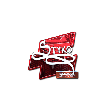 Sticker STYKO (Foil) | Atlanta 2017