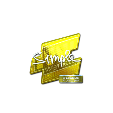 Sticker | s1mple (Foil) | Atlanta 2017