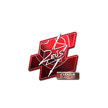 Sticker | Zeus (Foil) | Atlanta 2017
