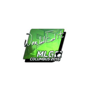 Sticker | WorldEdit (Foil) | MLG Columbus 2016